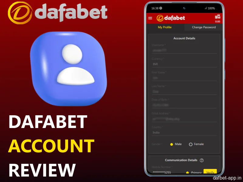 The review of Dafabet app user account