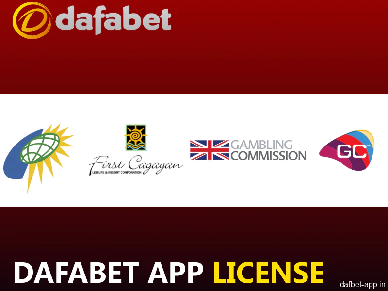 Information about Dafabet app license and legal status in India