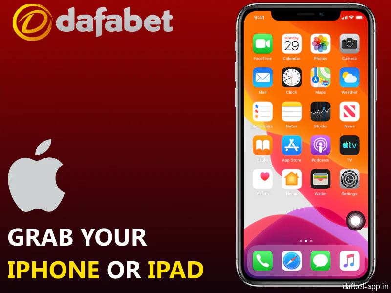 Grab your iPhone or iPad to start the Dafabet app installation