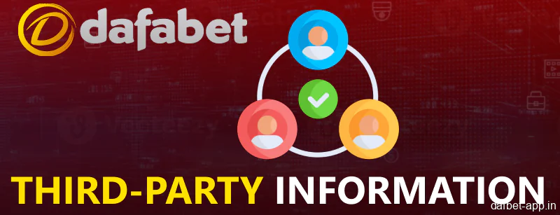 Data collected from third parties by Dafabet app in India