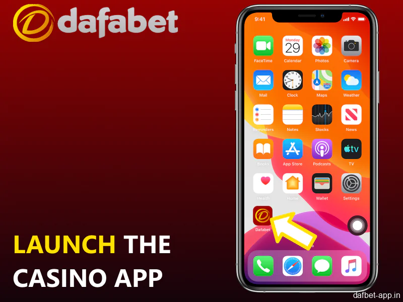 Launch the Dafabet casino app