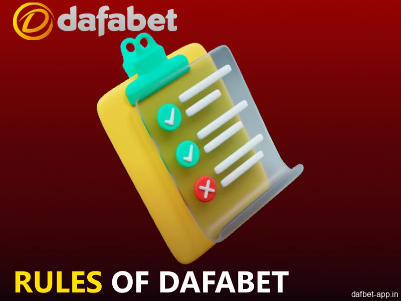 Dafabet app casino rules in India