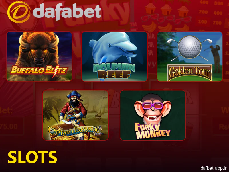 Slots available in Dafabet casino app