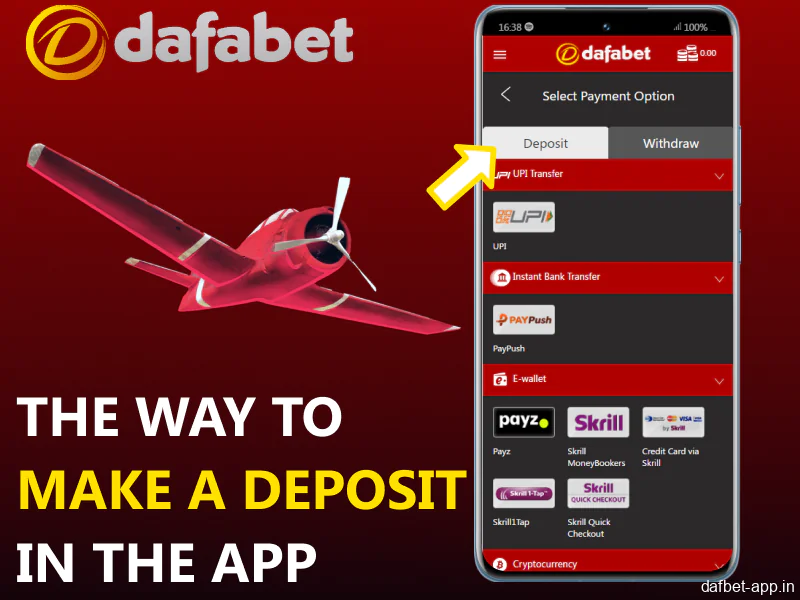 A guide on making deposits for Dafabet app Aviator players