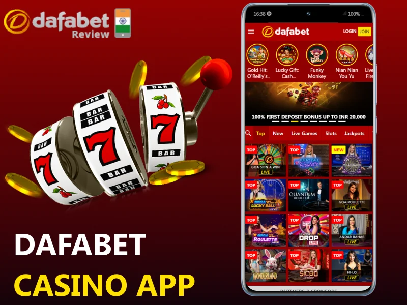 Information about the casino options available in Dafabet mobile app