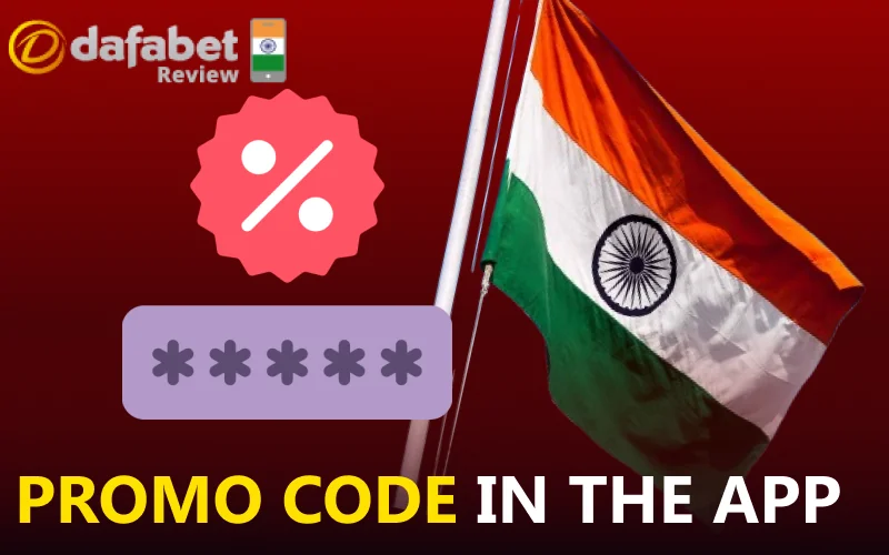 Promo code offers available in the Dafabet app